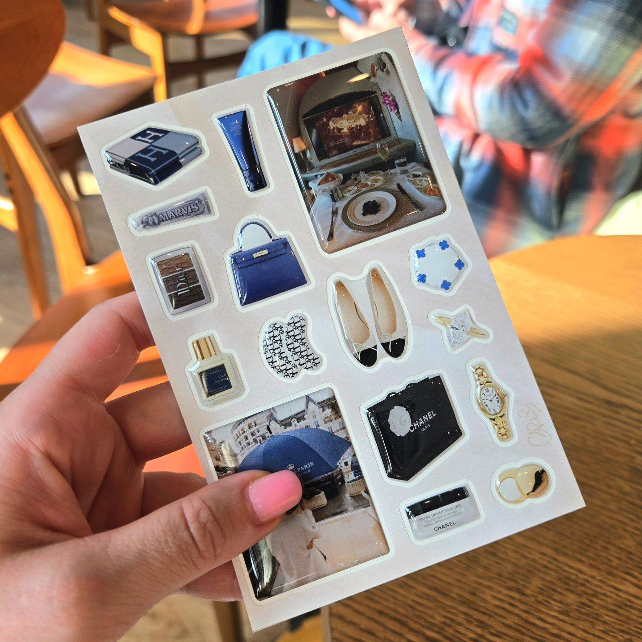 First Class Escape | A curated 3D jewelry decal set in a timeless Old Money aesthetic. Featuring high-gloss, glass-like icons of private aviation, Monaco escapes, and bespoke luxury essentials. Hand-finished with jewelry-grade resin to transform your device into a statement of refined travel.