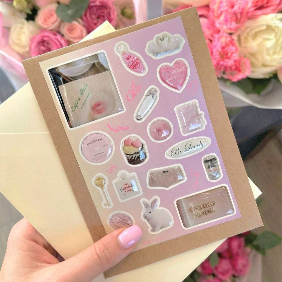 GRLS Glossy Sticker Pack | No Drama Club