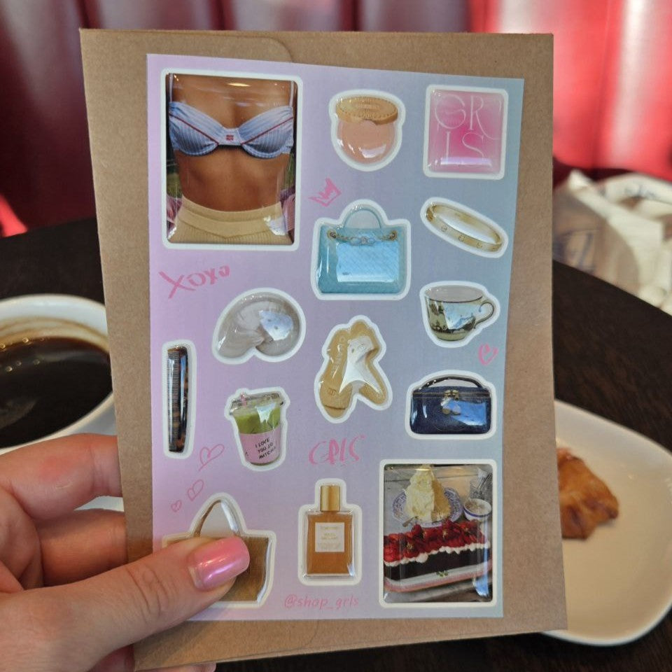 GRLS Glossy Sticker Pack | Soft Days Club