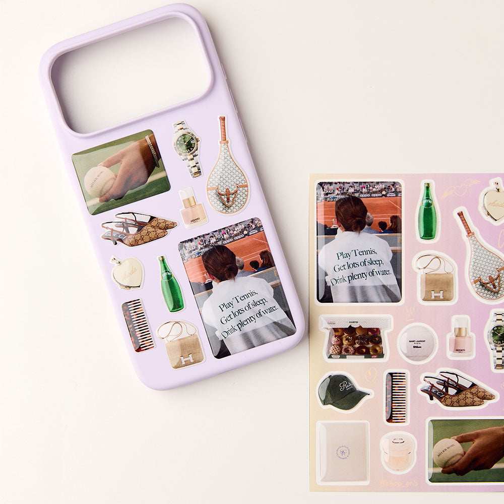 GRLS Glossy Sticker Pack | Rich Girls Sport